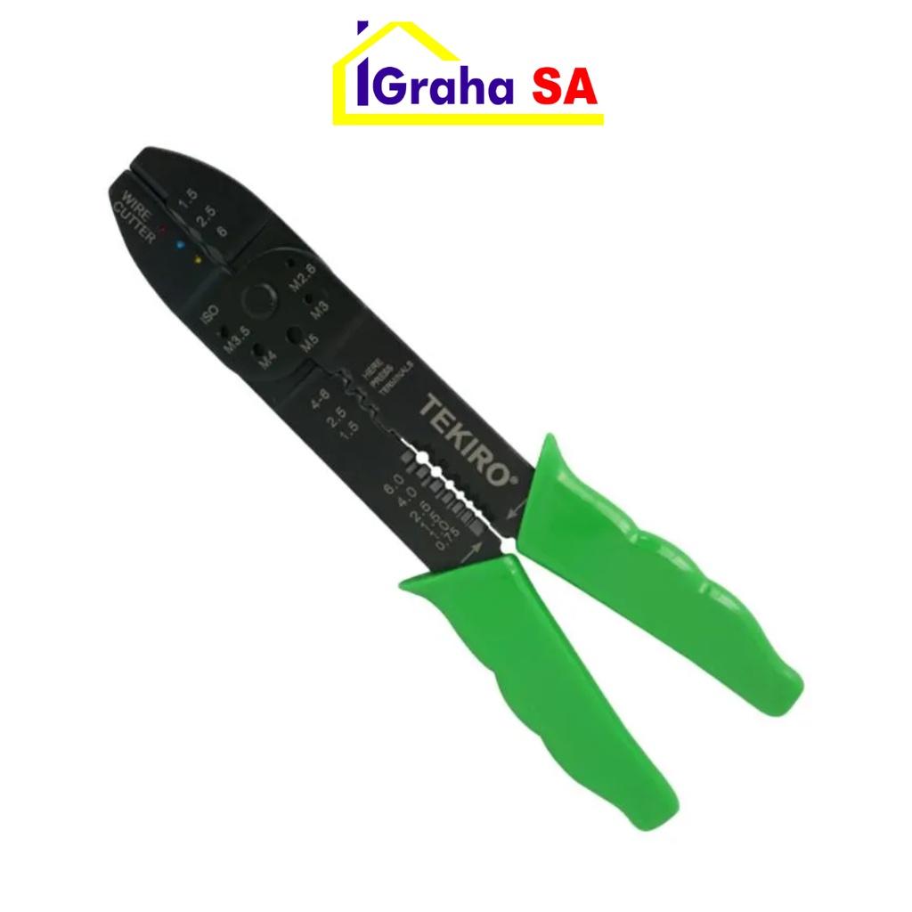 TEKIRO FIVE WAY DELUXE CRIMPING TOOL 9