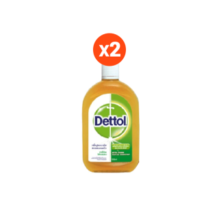 Dettol ไฮยีน มัลติ-ยูส ดิสอินแฟคแทนท์ ขนาด 500 มล. x 2 ขวด