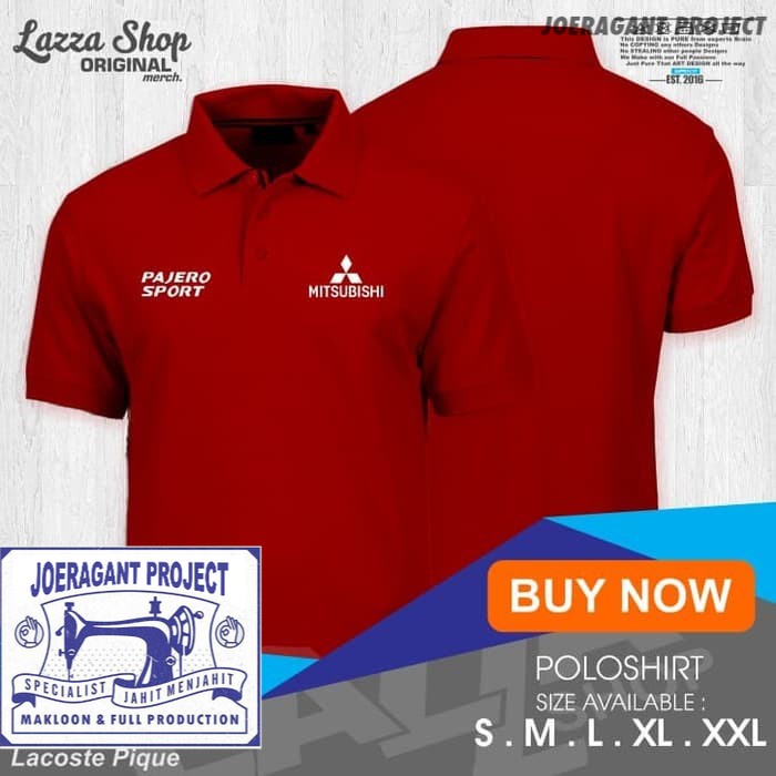เสื้อโปโล / เสื้อโปโล / เสื้อคอปก Mitsubishi Pajero Sport Cool JP
