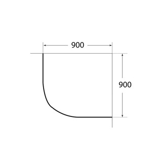 ถาดรองอาบน้ำ SLT-JY90W 90x90cm. | BATHLINE | SLT-JY90W ฉากกั้นอาบน้ำ ฝักบัว, สายฉีดชำระ ห้องน้ำ ถาดรองอาบน้ำ SLT-JY90W 9