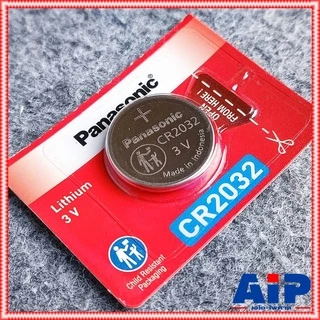 แพ็ค5ก้อน PANASONIC CR2032 ถ่าน ถ่านกระดุม CR 2032 CR-2032 ถ่านกลม ถ่านกระดุม3V เอไอ-ไพศาล +++