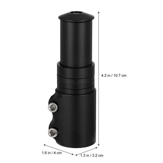 WAKE ตัวต่อซาง/ต่อคอแฮนด์จักรยาน ขนาดเส้นผ่านศูนย์กลางฐาน: 1-1 / 8 "(28.6mm)