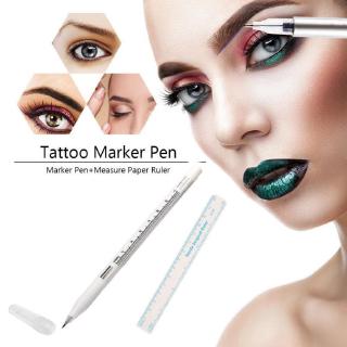 With Surgical Tool Measuring Sterilized Marker Skin Pen Medical Eyebrow Tattoo Ruler