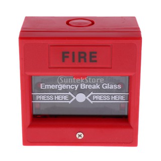 Emergency Door Release Fire Alarm Home Security Glass Break Alarm Button Red