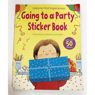 Going to a party sticker book