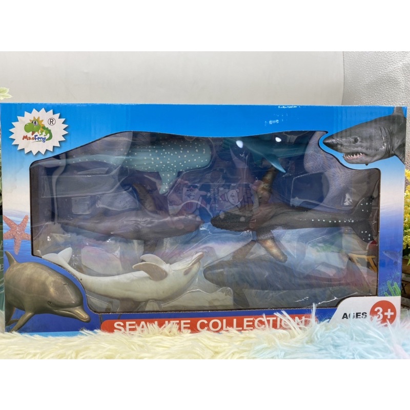 🌈ของเล่น ของเล่นเด็ก ปลาทะเล ปลายาง ปลาทะเลลึก ปลาโลมา ปลาฉลาม ปลาวาฬ ปลา - รูปที่ 6