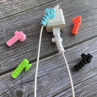 จุกสุญญากาศซิลิโคน ถนอมสายชาร์จ USB สําหรับโทรศัพท์ทุกรุ่น