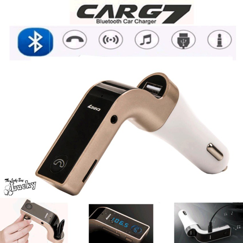 Bluetooth Car Kit CAR G7 FM Transmitter MP3 Music Player SD USB Charger ของแท้100%