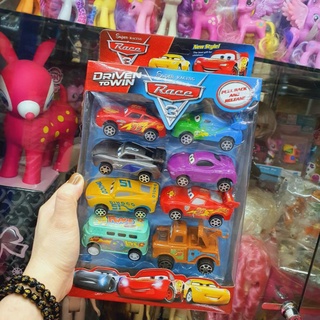 8 x The CARS Action Figure Model Set คาร์ รถโมเดล 8 คัน