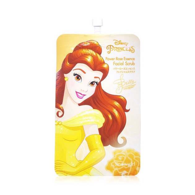 Snowgirl disney Power Rose Essence Facial Scrub Pack 12ml.