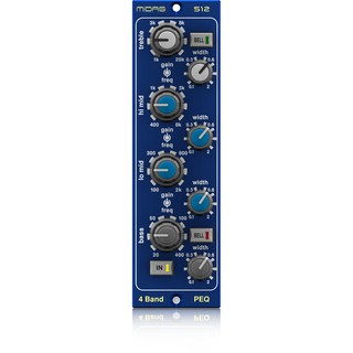 MIDAS  PARAMETRIC EQUALISER 512 , 500 Series 4 Band Fully Parametric Equaliser Based on Midas HERITAGE 3000