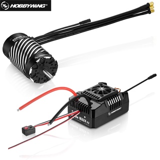 Hobbywing Ezrun ชุดมอเตอร์เหนี่ยวนํา ไร้แปรงถ่าน MAX4 HV 300A ESC +70125 560KV สําหรับรถบักกี้ รถบรรทุกบังคับ 1/5