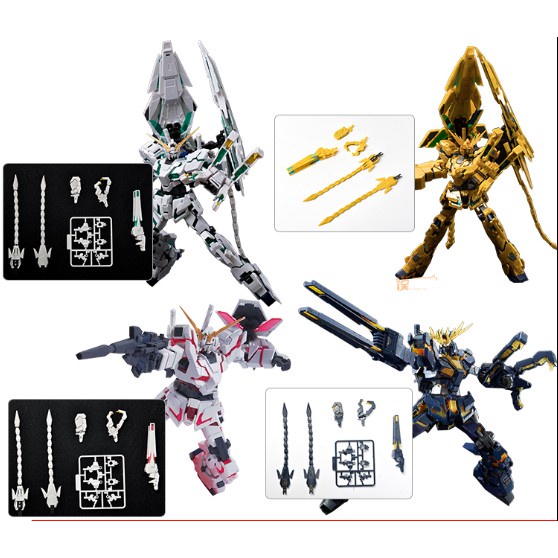 EW RG HG Unicorn Banshee Phenex VN/BS Armor Unit Claw พร้อมหาง