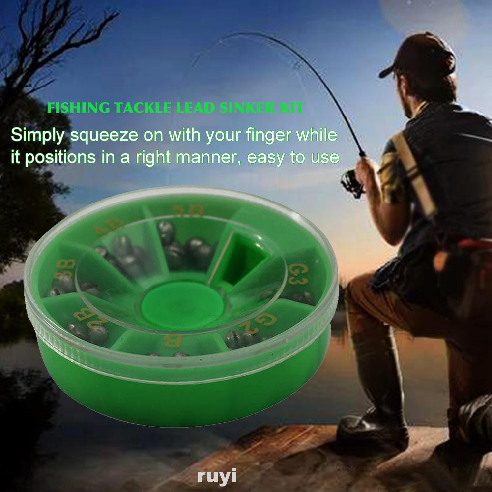 Outdoor Removable Accessories Portable Fishing Tackle Assorted Weights