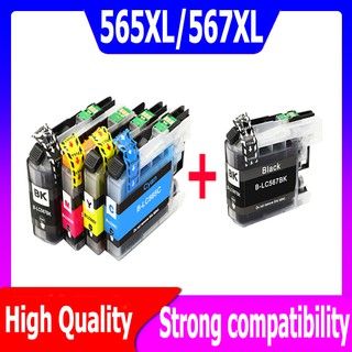 LC 565 LC 567 Ink LC 565XL LC 567XL Black LC565XL LC567XL Ink Cartridge Compatible for Brother J2510 J2310 J3520 J3720