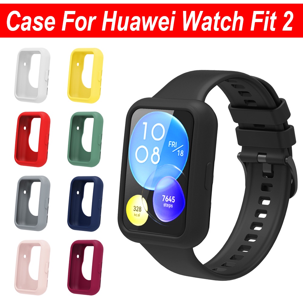 เคสซิลิโคน อุปกรณ์เสริม สําหรับ Huawei Watch Fit 2