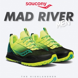 SAUCONY MAD RIVER TR MEN ไซส์ 7.5us | รองเท้าวิ่งเทรลผู้ชาย