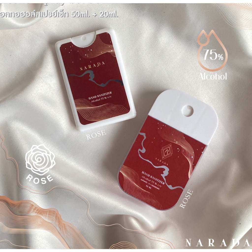 ❤️เซตโดนใจ❤️ราคาสบายกระเป๋าโดนใจจัดเลย1 เซทมี 2ชิ้น?มี2ขนาด50ml,20ml  by NaradaAsia❤️