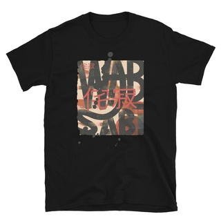 [COD]เสื้อยืดแขนสั้น พิมพ์ลาย Wabi Sabi สไตล์ญี่ปุ่น สําหรับผู้ชายS-5XL