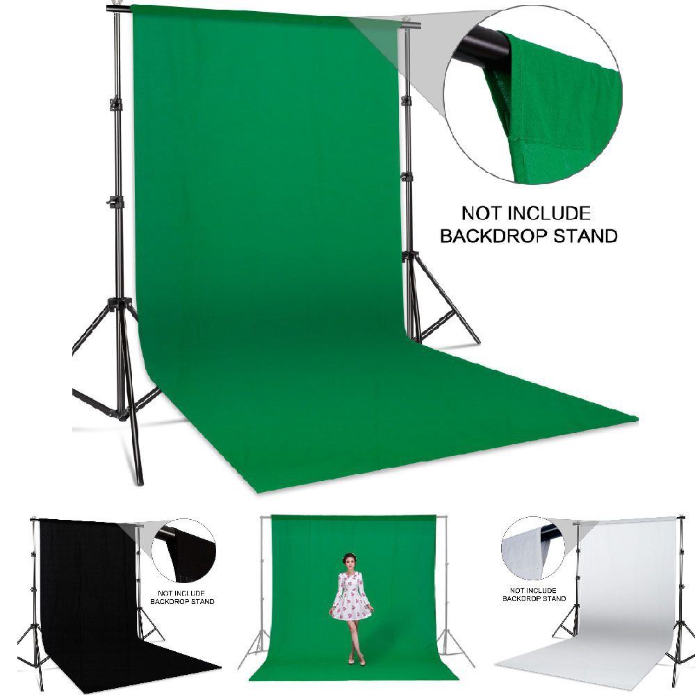 ☃◑Green Screen Backdrop Muslin Cloth Studio Background Kain Photo Camera  Back | Shopee Thailand