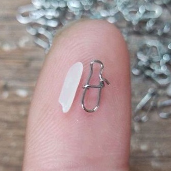 ซองละ10ตัว กิ๊ปตกปลาTemstep เบอร์0000 (4/0) กิ๊ปนักล่ากระสูบ กิ๊ปใส่เหยื่อปลอมตกปลากระสูบ งานUL