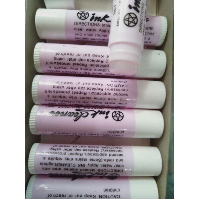 INk CLEANER REMOVAL, CLEANER, STAIN REMOVER