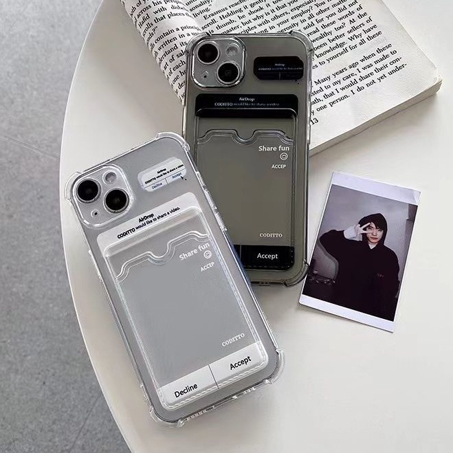 เคสโทรศัพท์ซิลิโคน TPU นิ่ม แบบใส กันกระแทก ลายน่ารัก สําหรับ IPhone 14 13 11 12 Pro Mini Max XS XR X 8 7 6S Plus