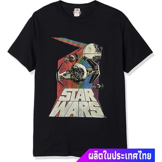 เสื้อยืดสีพื้น Star Wars Mens Retro Graphic T-Shirt sale Star Wars สตาร์ วอร์ส