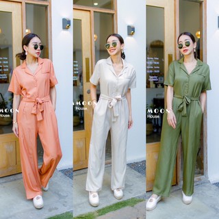 LM-37 Jumpsuit ขายาว CARDIGAN_NISTA​