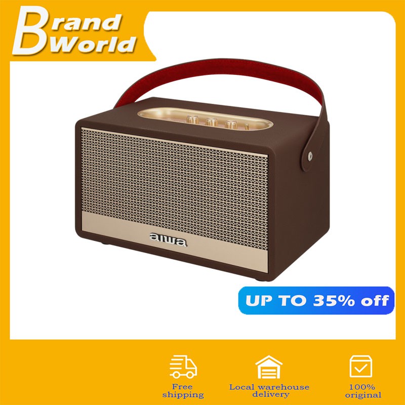 [ขายล่วงหน้า] AIWA Bluetooth Speaker ลำโพงบลูทูธพกพา รุ่น Retro Heritage/cannot issue tax invoice