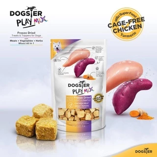 [แบรนด์ขายดีอันดับ1] DOGSTER PLAY MIX Freeze Dried ด็อกส์เตอร์ เพลย์ มิกซ์ /ขนมหมา /ขนมขบเคี้ยวสุนัข