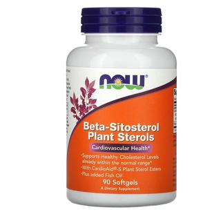 Now Foods, Beta-Sitosterol Plant Sterols 90 Softgels