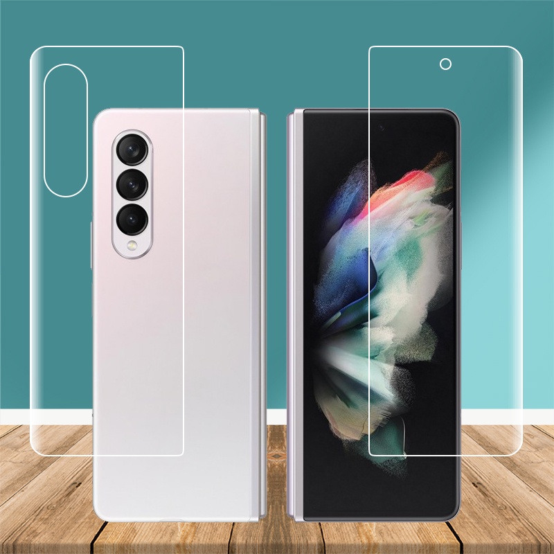 ฟิล์มไฮโดรเจลแบบบางพิเศษสําหรับ Samsung Galaxy Z Fold3 Fold2 Fold 3 2 5G 7.6"