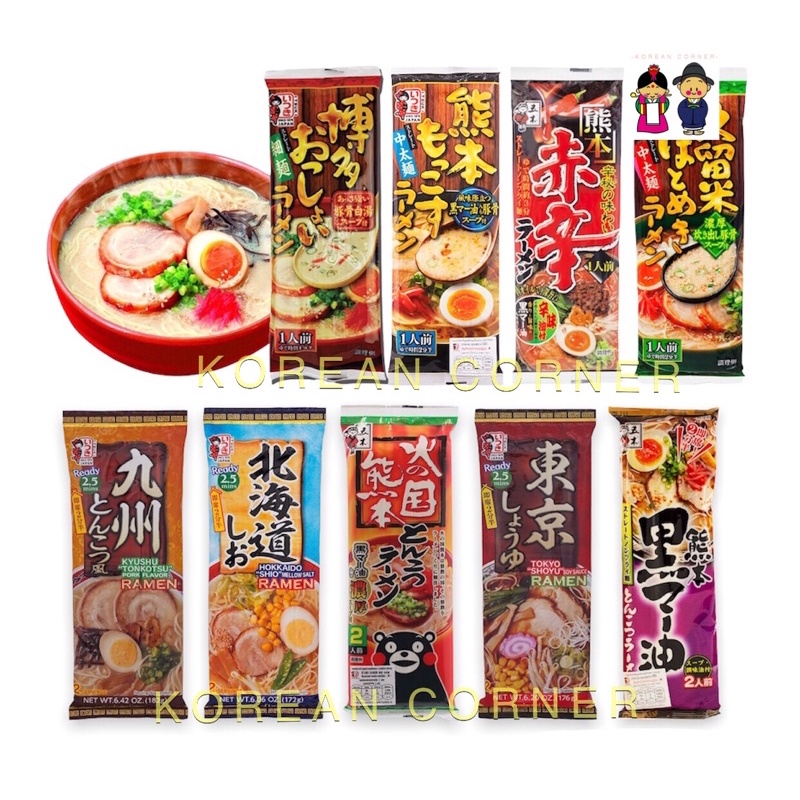 Premium Ramen พรีเมียมราเมง เส้น+ซุป ขายดีที่สุดในญี่ปุ่น อร่อยใน2นาที บะหมี่กึ่งสำเร็จรูป Itsuki Instant Noodles Japan