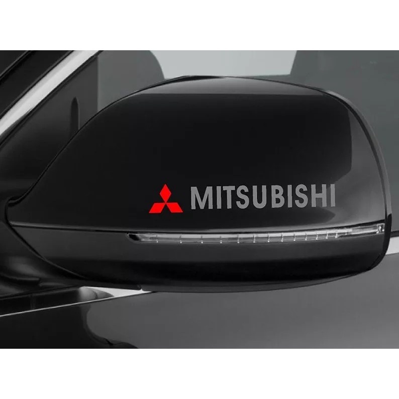 MITSUBISHI สติ๊กเกอร์ติดรถ, สติ๊กเกอร์มิตซูบิชิ, สติ๊กเกอร์กระจกมองหลัง xpander, สติ๊กเกอร์ pajero s