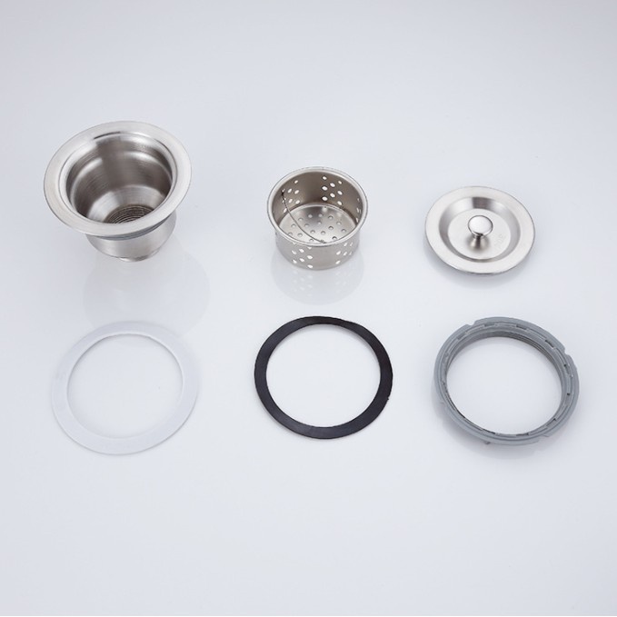 สะดืออ่างล้างจาน สะดืออ่างซิงค์ รุ่นไม่มีท่อน้ำล้น ครบชุดดือดือขนาด3.5นิ้ว ใช้กับอ่างล้างจานขนาดมาตรฐานทั่วไป SDDA-417 - รูปที่ 2