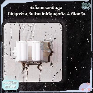 ที่แขวนไม้กวาด ที่แขวน ที่แขวนติดผนัง ที่หนีบไม้ถูพื้น ​ติดผน ที่แขวนไม้กวาด ติดผนัง รุ่นไม่ต้องเจาะ