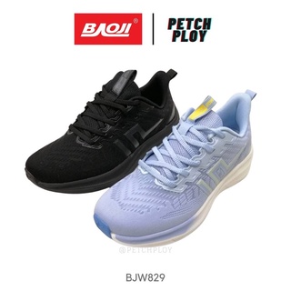 (BJW829) Baoji รองเท้าผ้าใบผู้หญิง รองเท้าวิ่ง ออกกำลังกาย บาโอจิของแท้ Size 37-41 รุ่น BJW 829