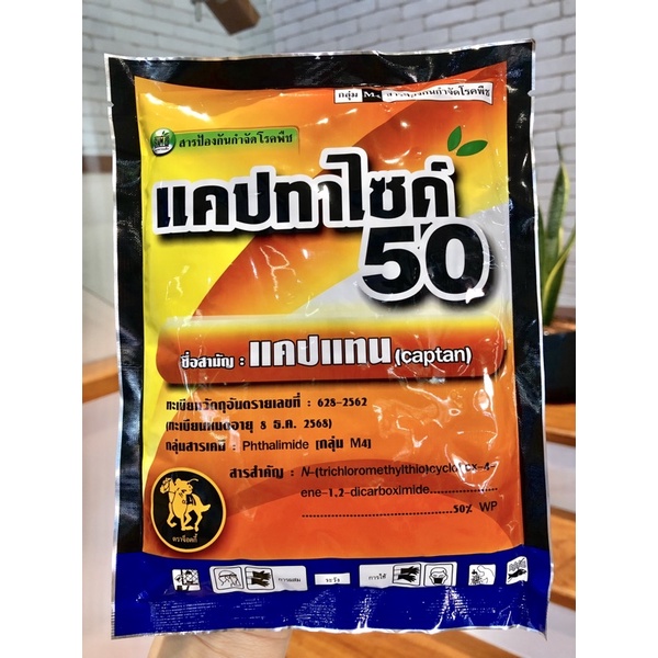 แคปทาไซด์50 (แคปแทน) ใช้ดี เห็นผลไว ยาเชื้อรา 100g. 500 g. ถูกมากที่สุด ราคาโปรเฉพาะเดือนนี้!!