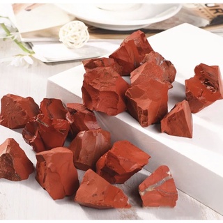 1 Pc Genuine Red Jasper Rough Stoneเรดแจสเปอร์/ Top High Quality Red Jasper/ Raw Stone Healing Chakra