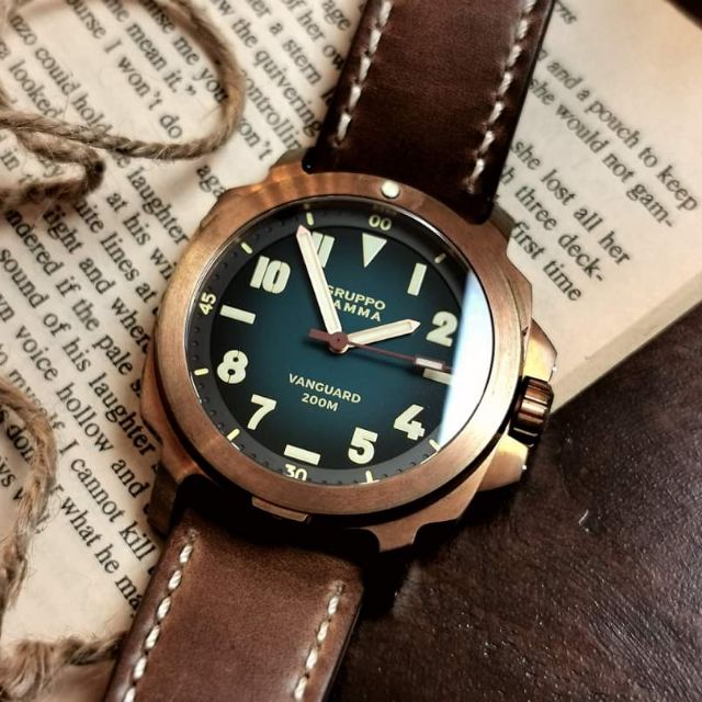 นาฬิกา Gruppo Gamma Vanguard AN-17 วัสดุ บรอนซ์