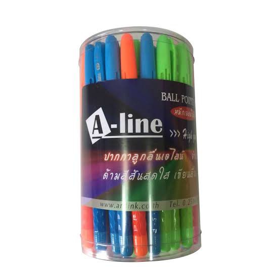 ปากกาเจลน้ำมัน ด้ามสีสดใส A-line AL888