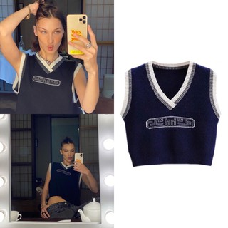 Preorder เสื้อกั๊กแบบเบลล่า Bella Hadid