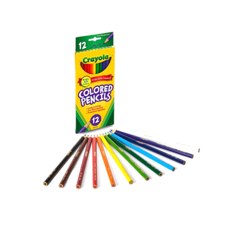 Crayola Colored Pencils เครโยล่า สีไม้ไร้สารพิษ มีให้เลือก 4 แบบ 12 สี 24 สี 36 สี 50 สี