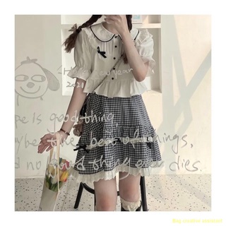 📣 เตรียมจัดส่ง #Fairy เวอร์ชั่นเกาหลีญี่ปุ่น กระโปรงลูกไม้เค้กเอวสูงน่ารัก กระโปรงจีบสาว กระโปรงพลีท