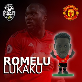 โมเดลนักฟุตบอล SoccerStarz ลิขสิทธิ์แท้จากสโมสร Manchester United - Romelu Lukaku  2018