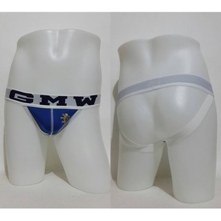 กางเกงในชาย GMW Jockstrap สีฟ้า