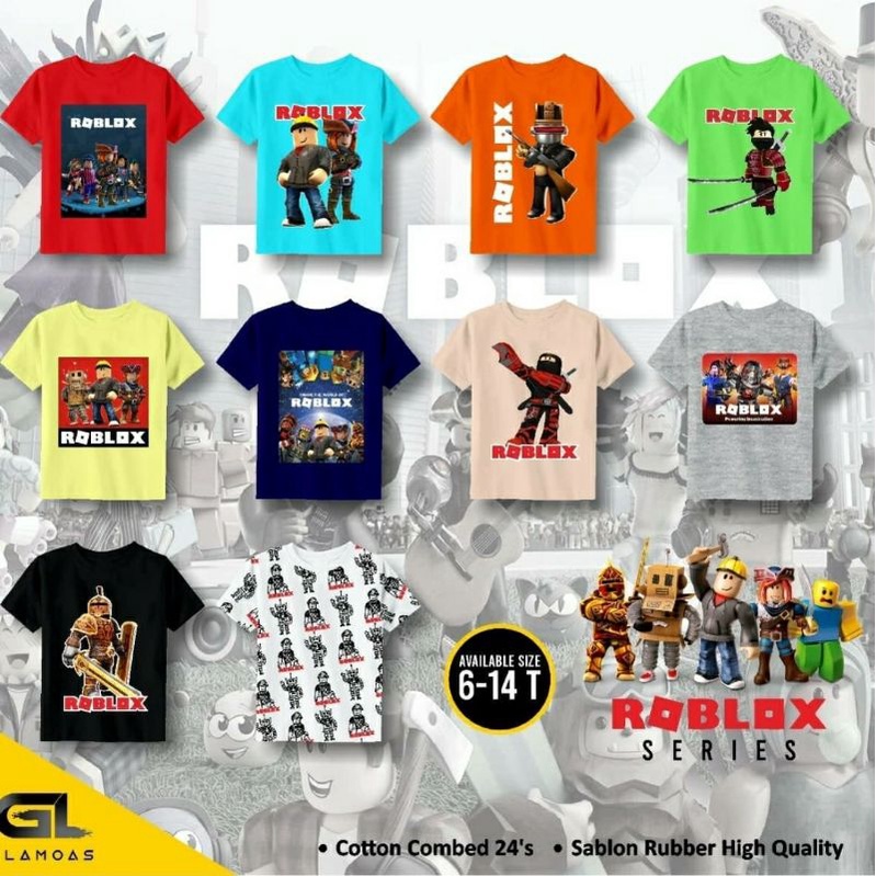 Roblox series 6-14y เสื้อยืดเด็กชาย& 39;