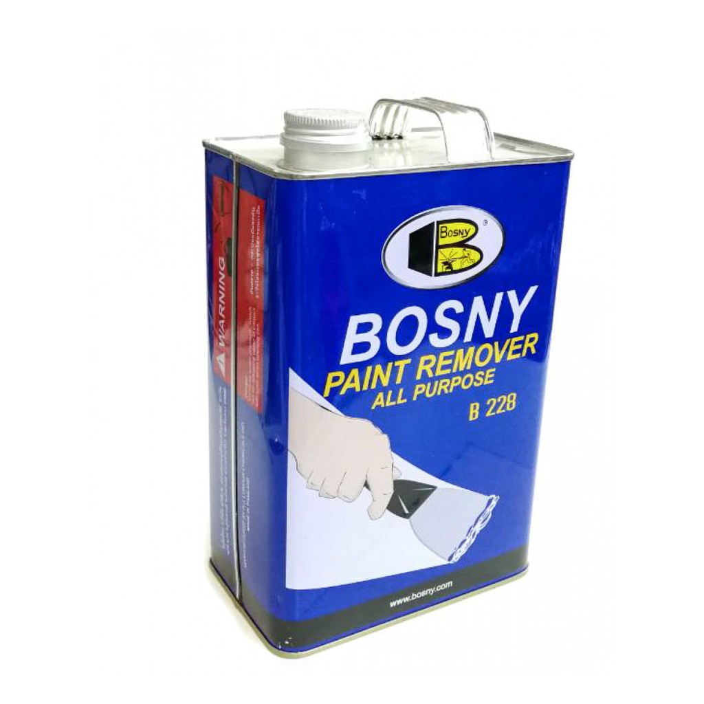 น้ำยาลอกสี bosny b228 b-228 ขนาด แกลลลอน 3.5 กิโลกรัม ใช้กับพื้นผิวโลหะเท่านั้น bonus
