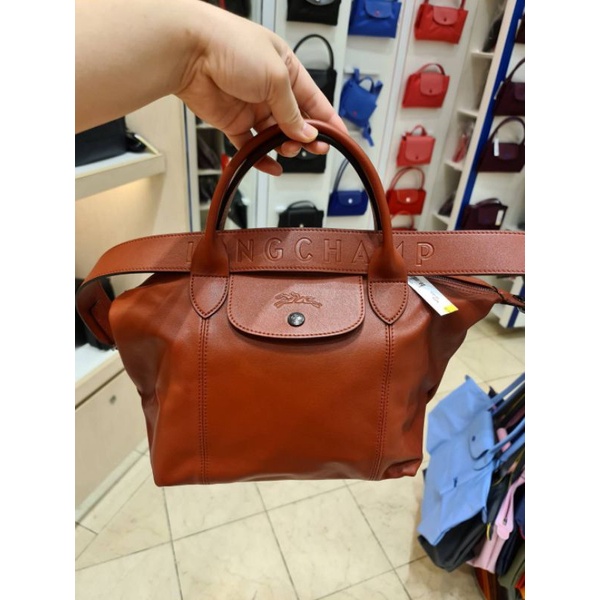 พร้อมส่ง Longchamp Cuir size s หนังแกะ